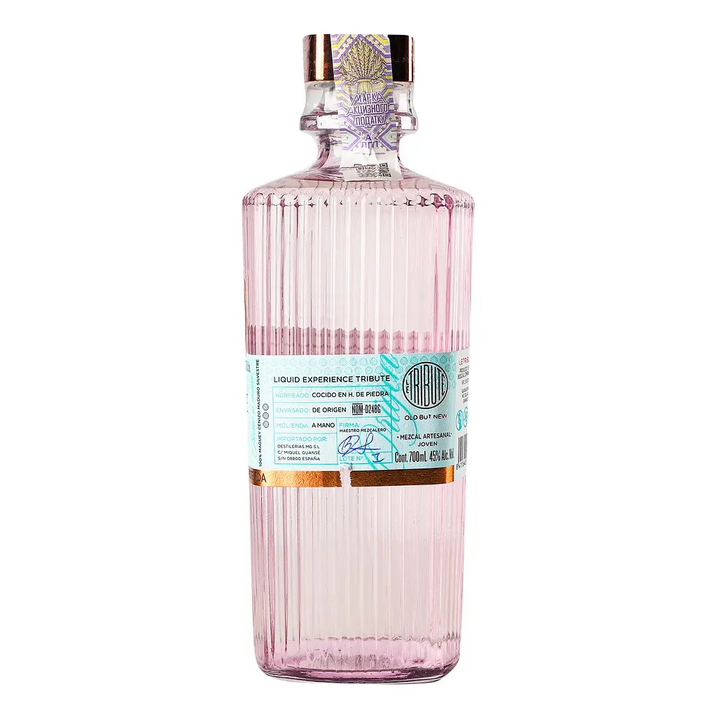 Мескаль Le Tribute Mezcal Artesanal Joven 100% Agave, 45%, 0,7 л - фото 3