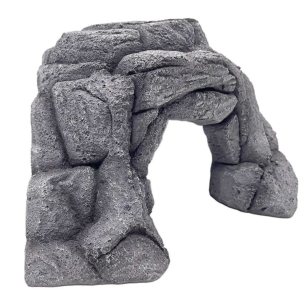 Декорація кутове укриття Hobby Rocky Corner Shelter 19×17,5×13,5 см для тераріуму та акваріума (36506) - фото 4