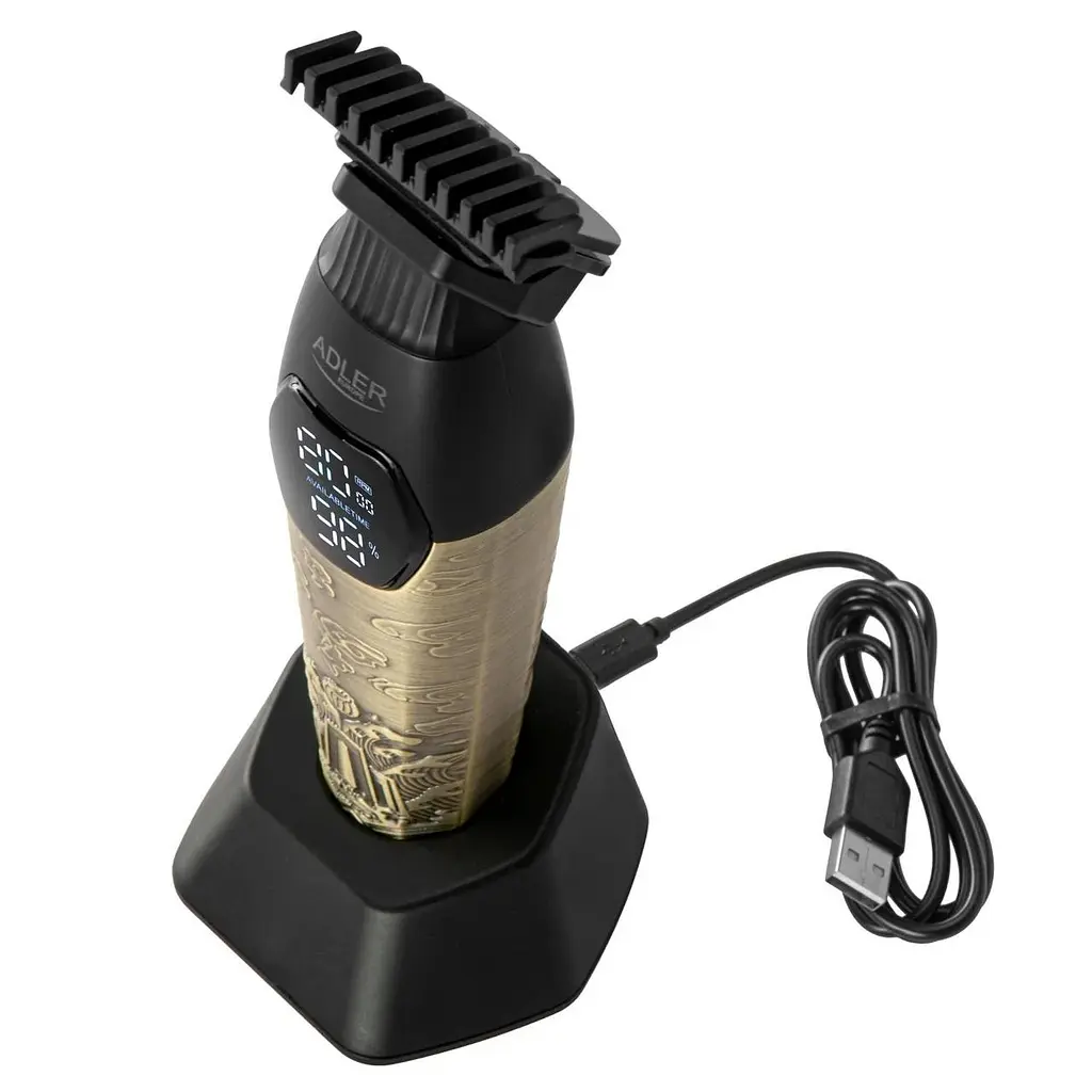 Тример для бороди та вусів Adler AD 2968 (0,5–4,5 мм, акумуляторний, USB-C) - фото 3