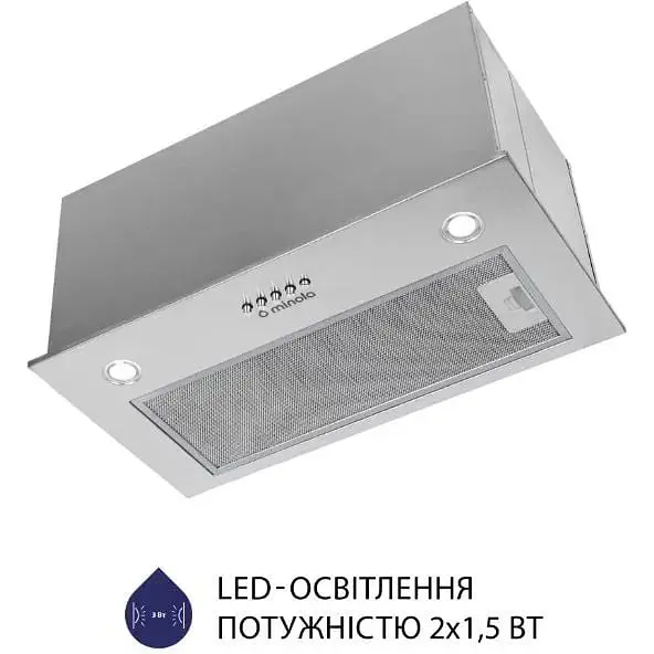 Вытяжка встроенная Minola HBI 5627 I 1000 LED - фото 4