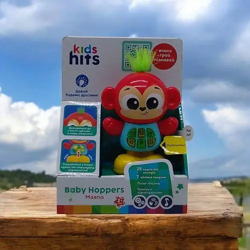 Музична розвиваюча іграшка "Чарівні звірята: Мавпочка Baby Hoppers" (укр) Kids hits (245615) - фото 2