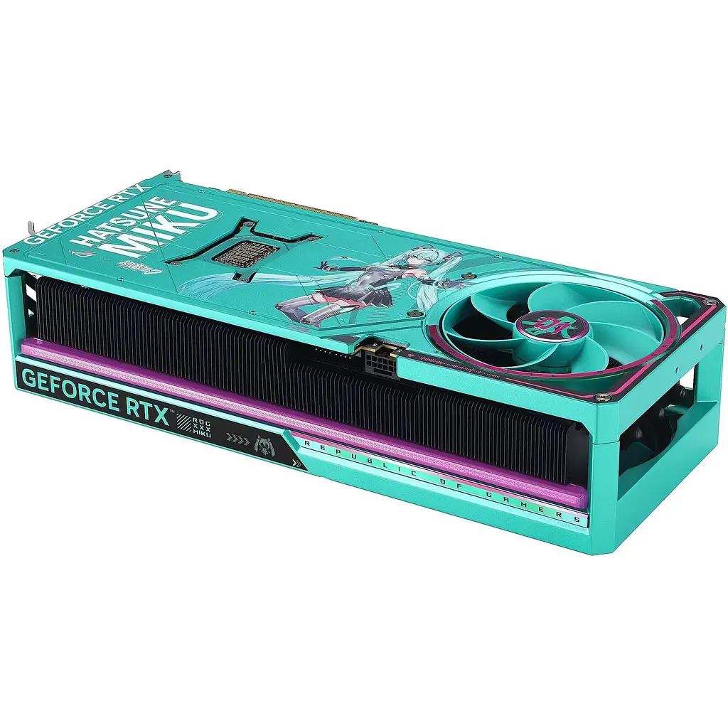 Відеокарта ASUS RTX 5080 16GB ROG Astral OС HATSUNE MIKU EDITION (ROG-ASTRAL-RTX5080-O16G-HATSUNE-MIKU-EDITION) (GDDR7, 256 bit, PCI-E v5.0 x16) - фото 6