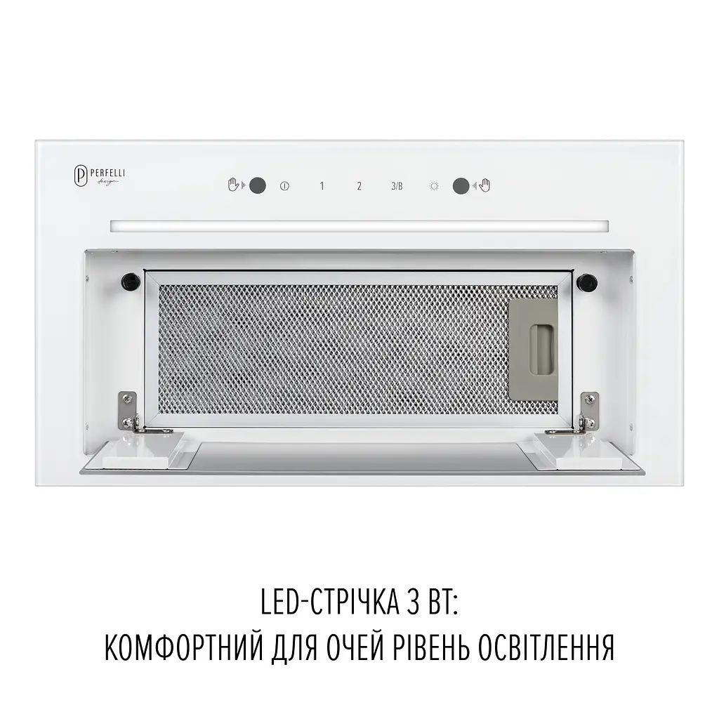 Витяжка повновбудована PERFELLI DESIGN FILINI 5 BIANCO SILENZIO - фото 3