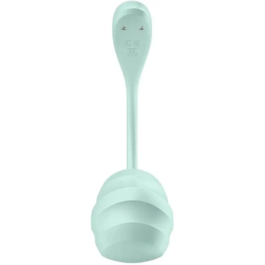 Смарт-віброяйце Satisfyer Smooth Petal Connect App Mint - фото 2
