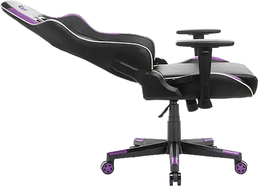 Геймерское кресло GT Racer черное с фиолетовым (X-2528 Black/Purple) - фото 7