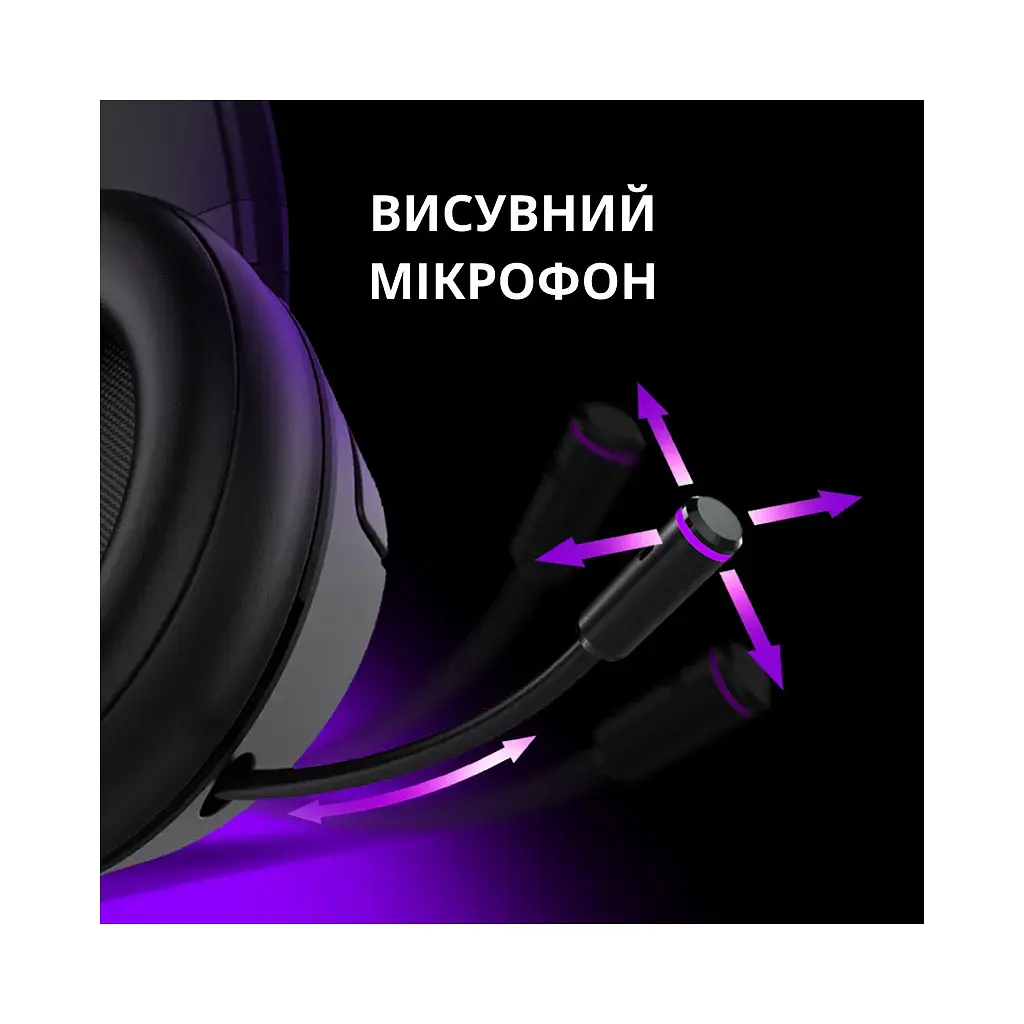 Навушники Lorgar Noah 702 Black (LRG-GHS702) - фото 5