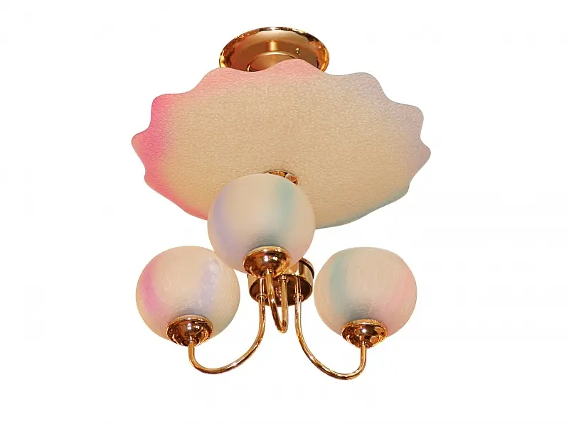 Люстра потолочная Brille классическая E27 60W G (LK-314C/3) - фото 2