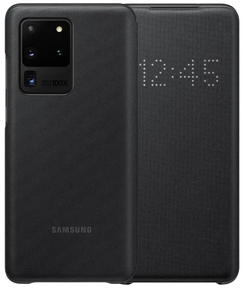 Чохол-книжка Official LED View Wallet Cover EF-NG988PBEGRU для Samsung Galaxy S20 Ultra (6.9") Чорний