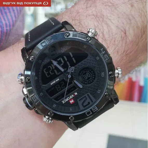 Годинник чоловічий наручний Naviforce Next 9134 (Black) - фото 7