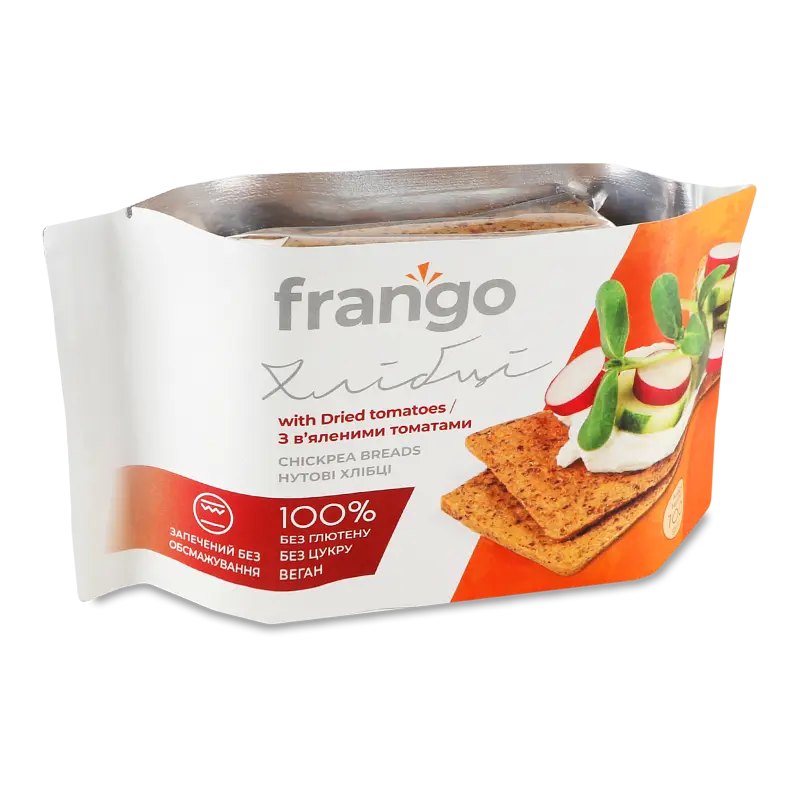 Хлебцы Frango с вялеными томатами 100 г - фото 2