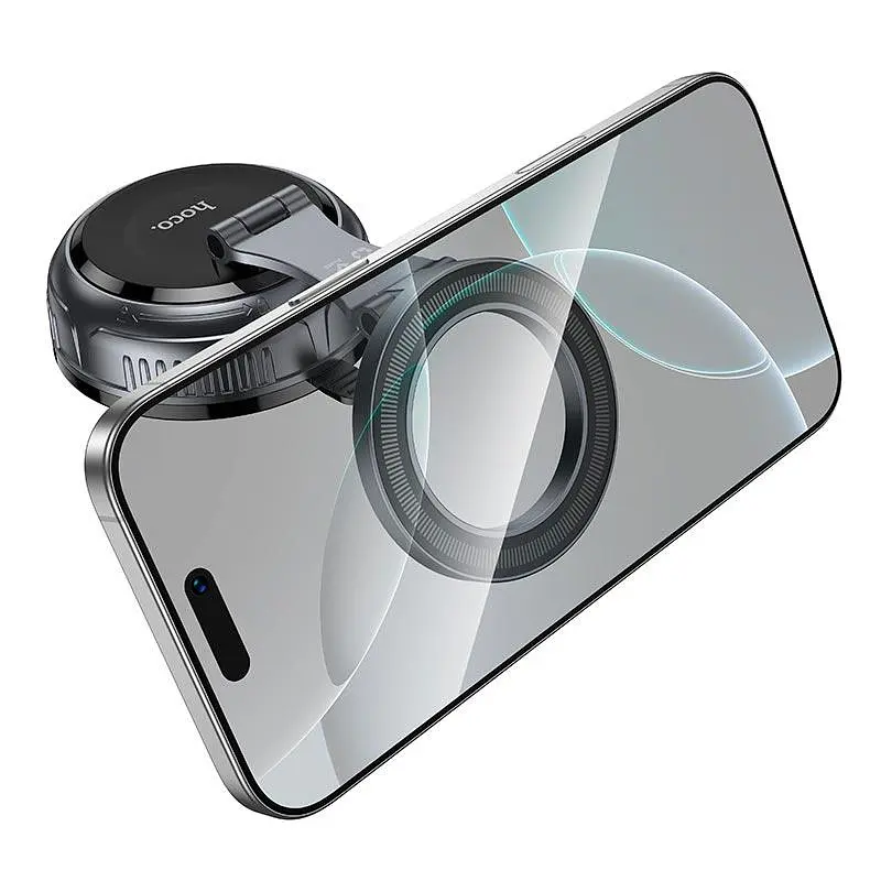 Держатель Hoco High vacuum suction cup magnetic holder H92 (universal) |4.5-7"| - фото 2