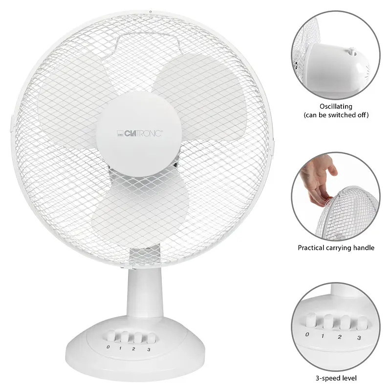 Вентилятор Clatronic VL 3602 White - фото 2