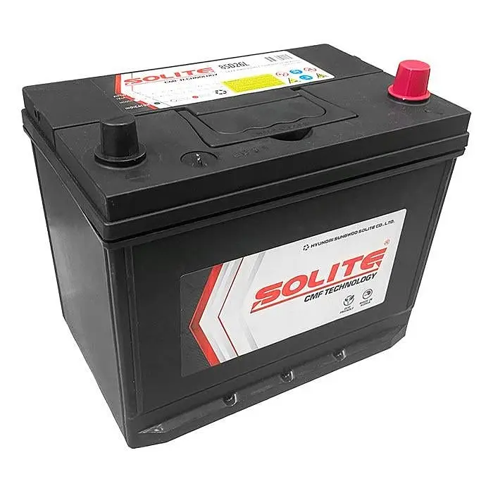 Аккумулятор Solite 6СТ-70Ah 85D26L ASIA Ев (-/+) 620CCA 260 x 173 x 225 мм - фото 3