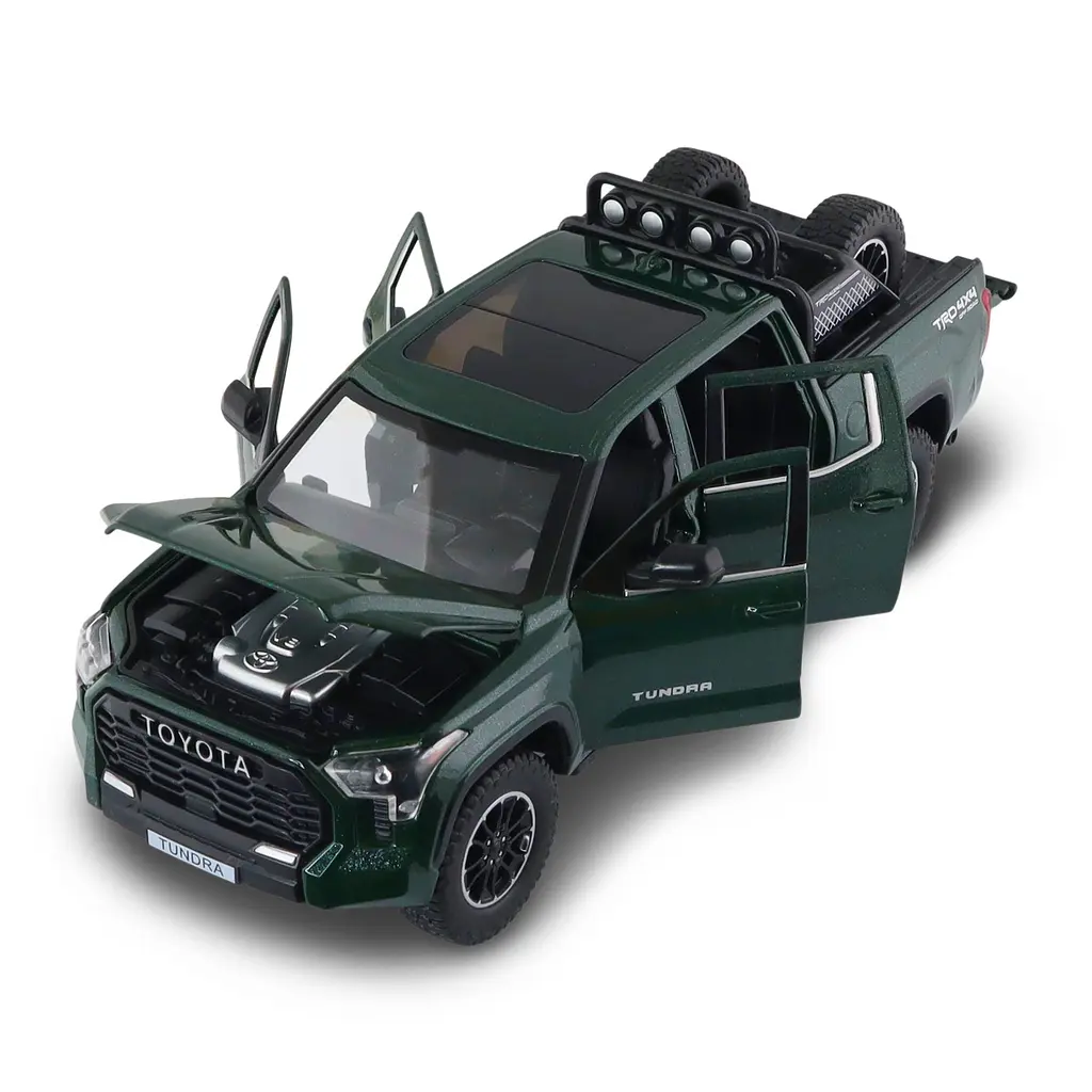 Автомодель TechnoDrive Toyota Tundra 1:24 зелена (KM08555) - фото 10