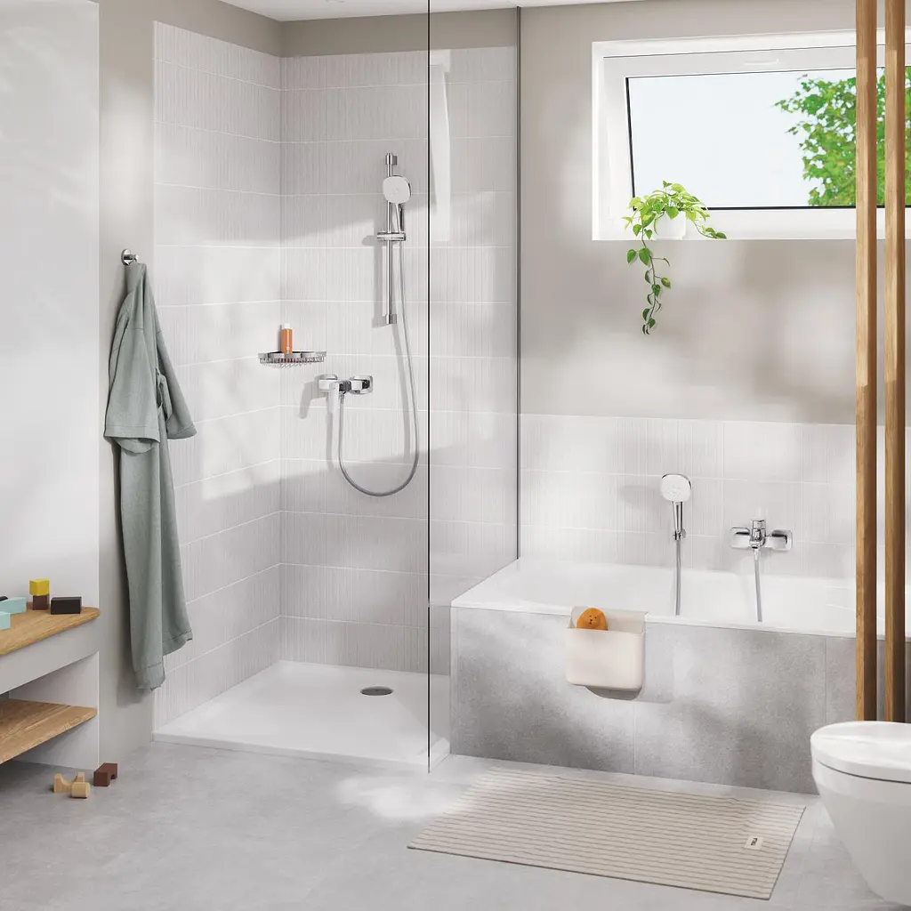 Смеситель для душа Grohe Cubeo 1018240000 Хром - фото 6