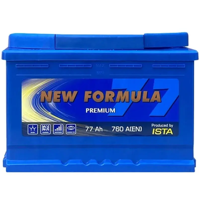Акумулятор автомобільний NEW FORMULA PREMIUM 77Ah Ев (-/+) (760EN) (5772304209) - фото 4