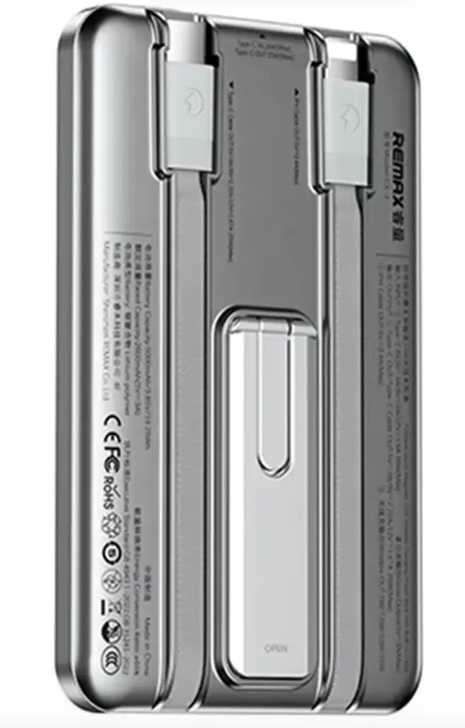 Повербанк Remax CX-1 15W 5000 mAh MagSafe Power Bank Silver - фото 2