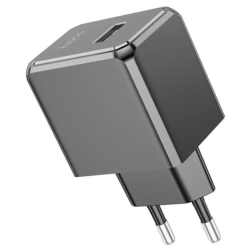 Сітчастий зарядний пристрій HOCO CS11A Ocean single port charger Чорний - фото 3