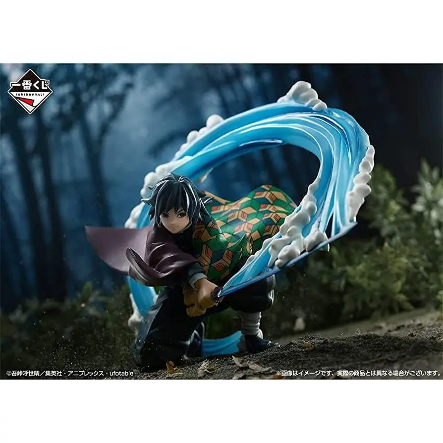 Фигурка Bandai Ichiban Kuji Last Клинок рассекающий демонов Demon Slayer Томиока Tomioka 18 см B IKL DS T - фото 3