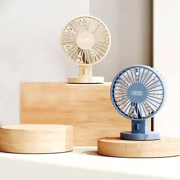 Вентилятор XO MF82 Desktop USB Dual Blade Fan настольный бежевый - фото 7
