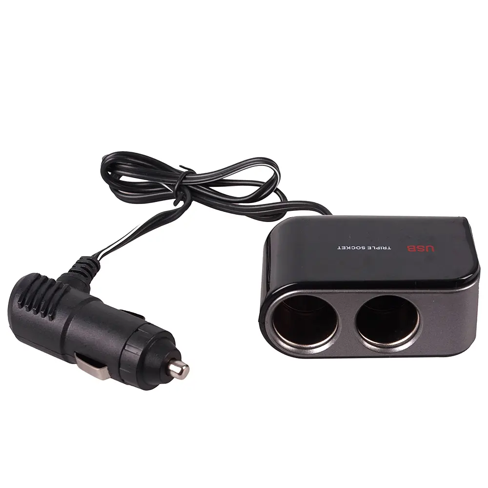 Автомобільний розгалужувач прикурювача VOIN 2 виходу 2 USB 2100mA 12/24V (SC-2069) - фото 4