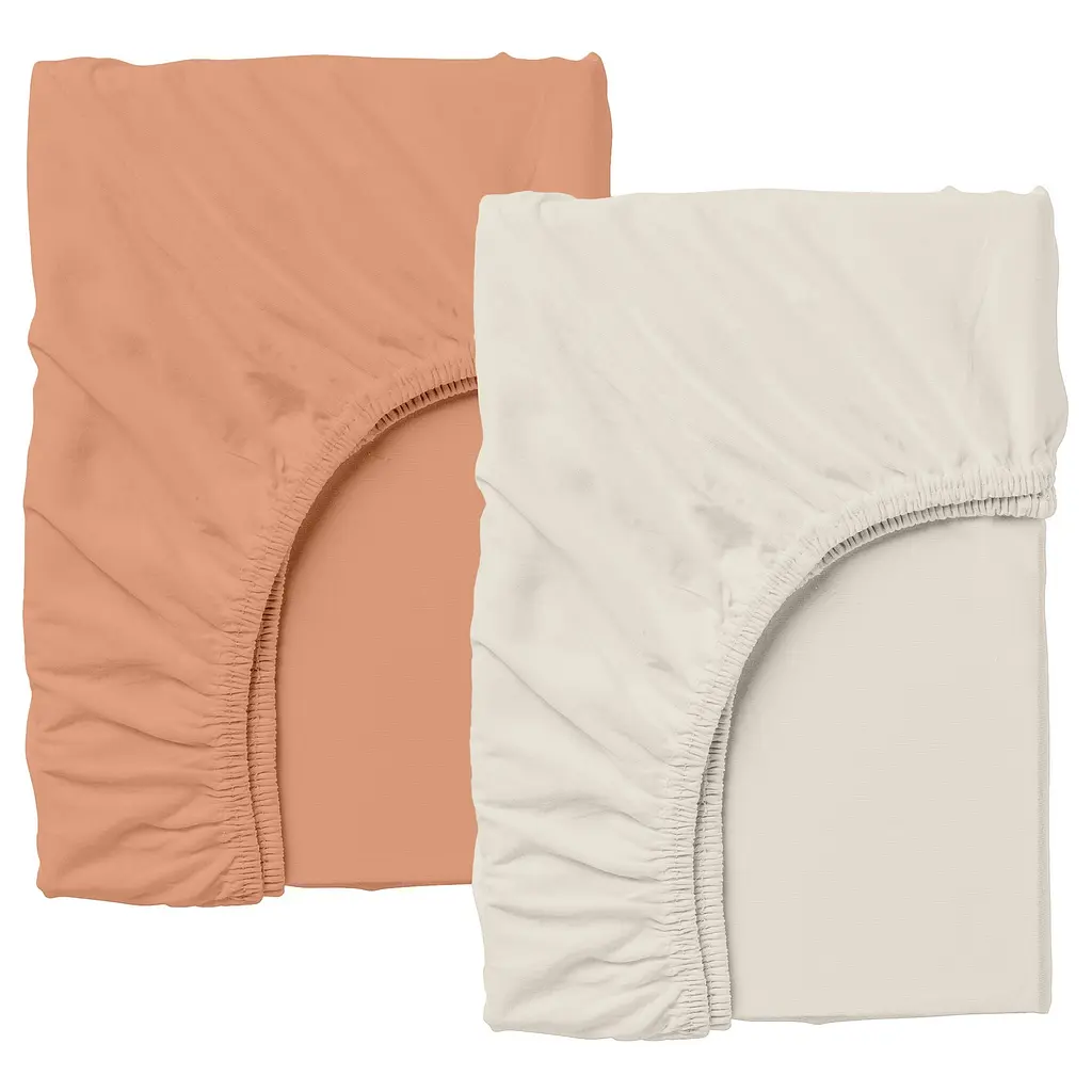 Набір простирадло на резинці 60х120 набір BEIGE / TERRAKOT COSAS (4822052061848)