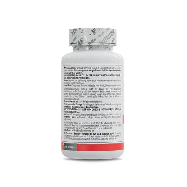 Омега-3 MST Nutrition Omega 3 Triglyceride, 60 капсул - фото 3
