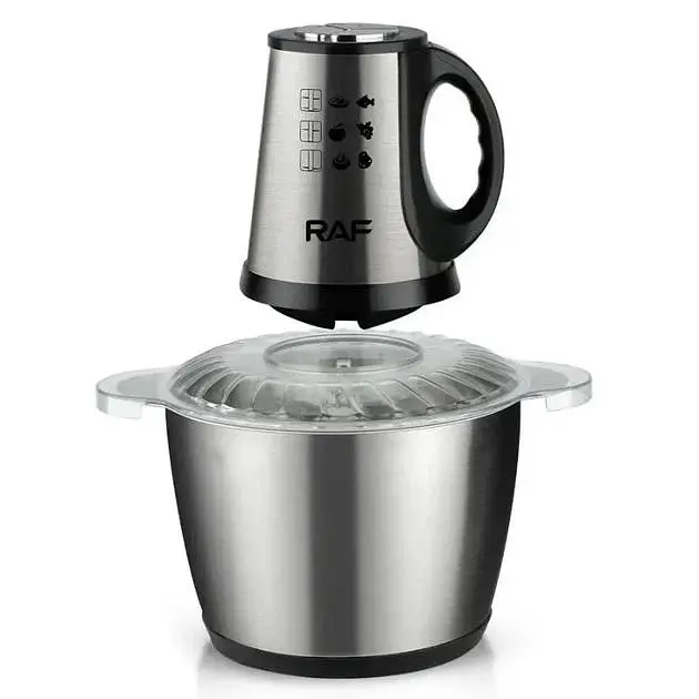 Кухонний подрібнювач блендер RAF 7032 1000 Вт чаша 3 л нержавіюча сталь 4 ножі  - фото 10