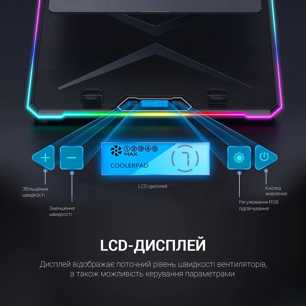 Підставка для ноутбука GamePro CP940 [126016] - фото 13
