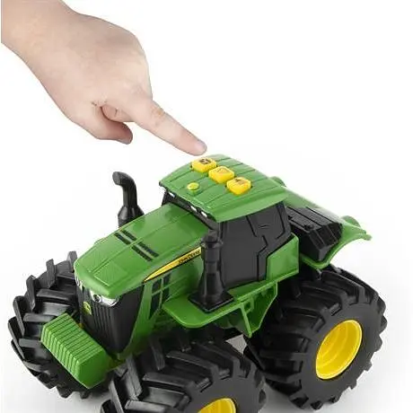Машинка Трактор John Deere Kids Monster Treads з великими колесами зі світлом і звуком (46656) - фото 6