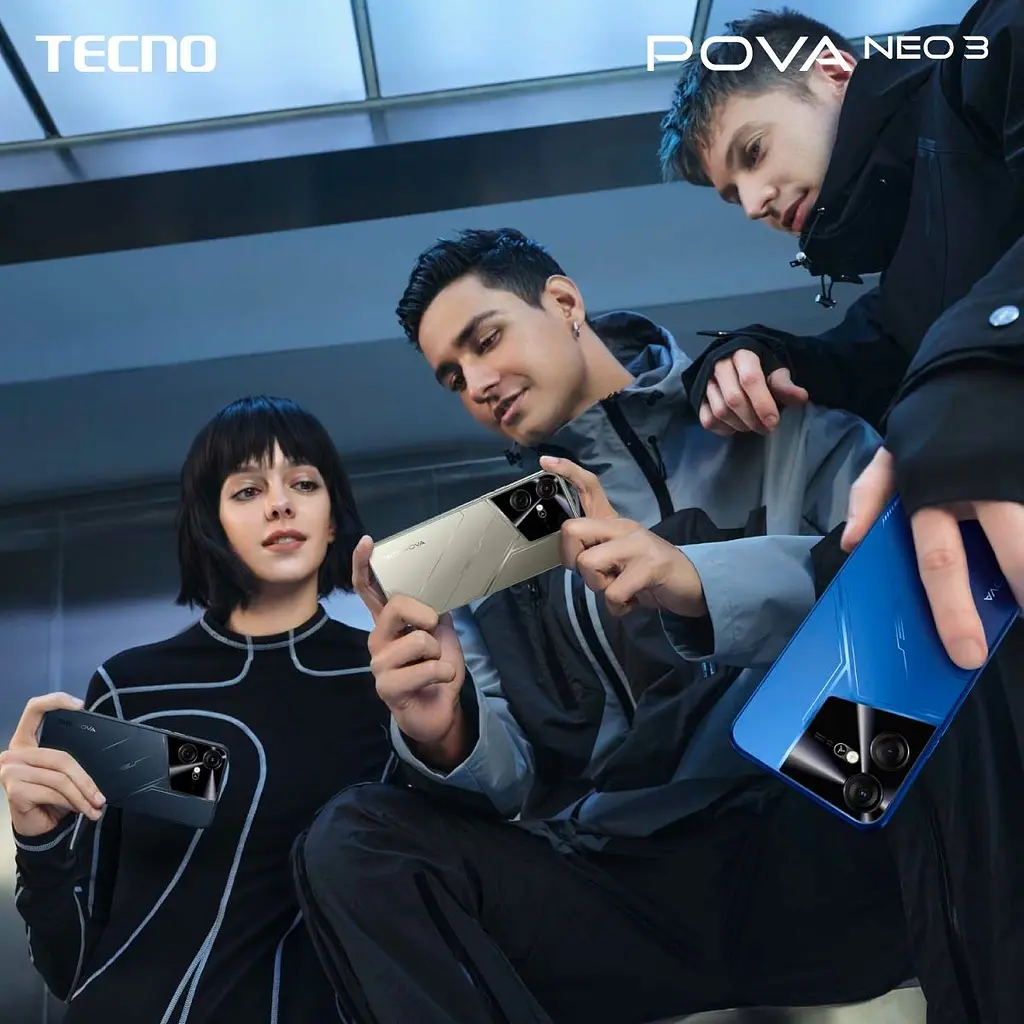 Смартфон Tecno Pova Neo-3 LH6n 8/128Gb Amber Gold (4894947005305) (UA UCRF) - фото 4