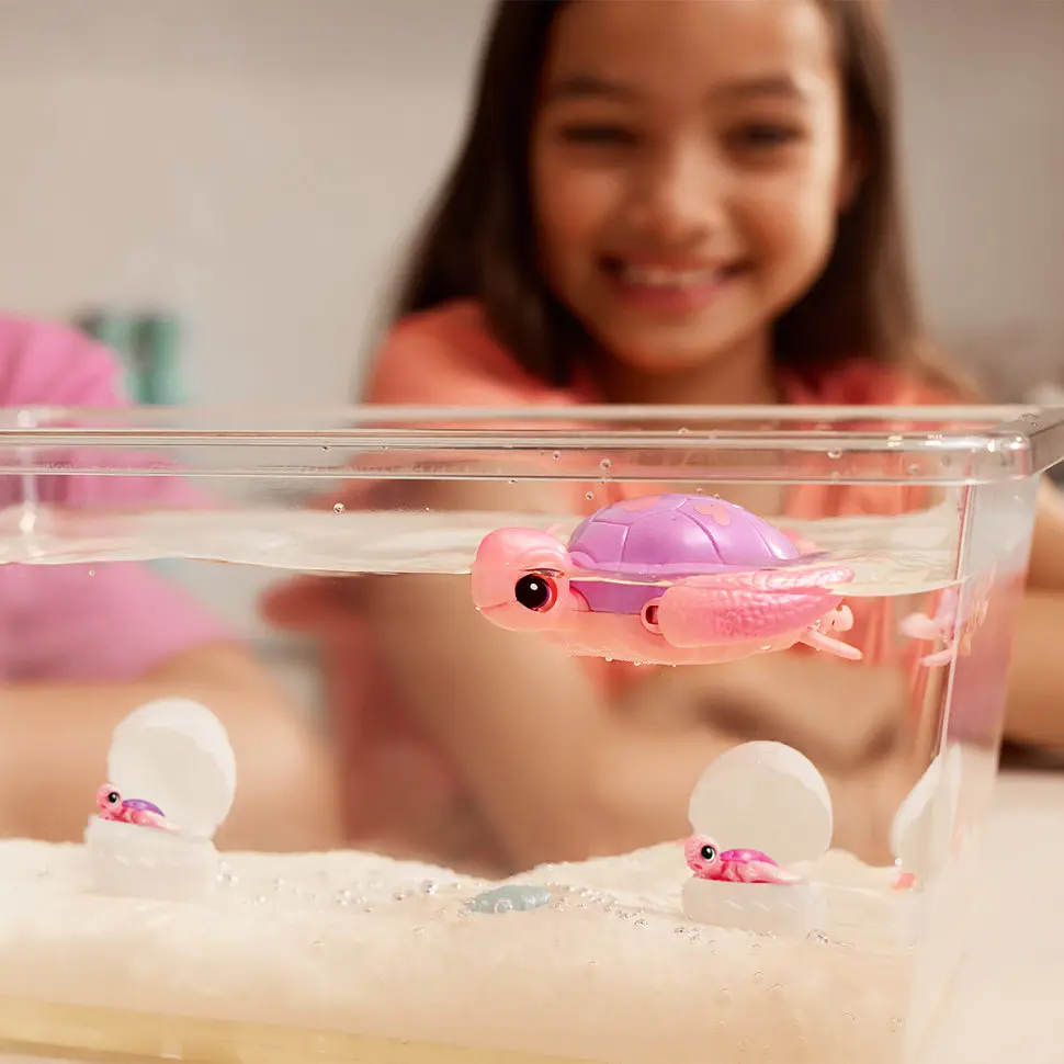 Интерактивный игровой набор Мама черепаха с сюрпризом Pets & Robo Alive 9560 "Mama & Baby Surprise" - фото 6