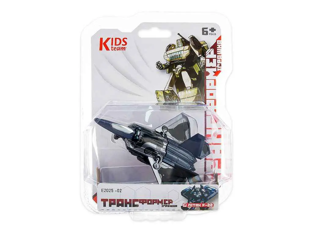 Трансформер KIDS TEAM TRANSFORMERS "Літак F-22" E2025-02 - фото 3