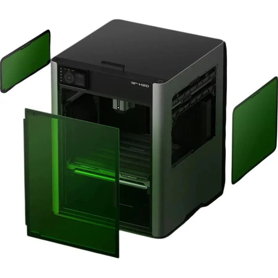 3D-принтер Bambu Lab H2D Laser Full Combo 10W (PF003-M+SA007+SL001) [143794] - фото 2