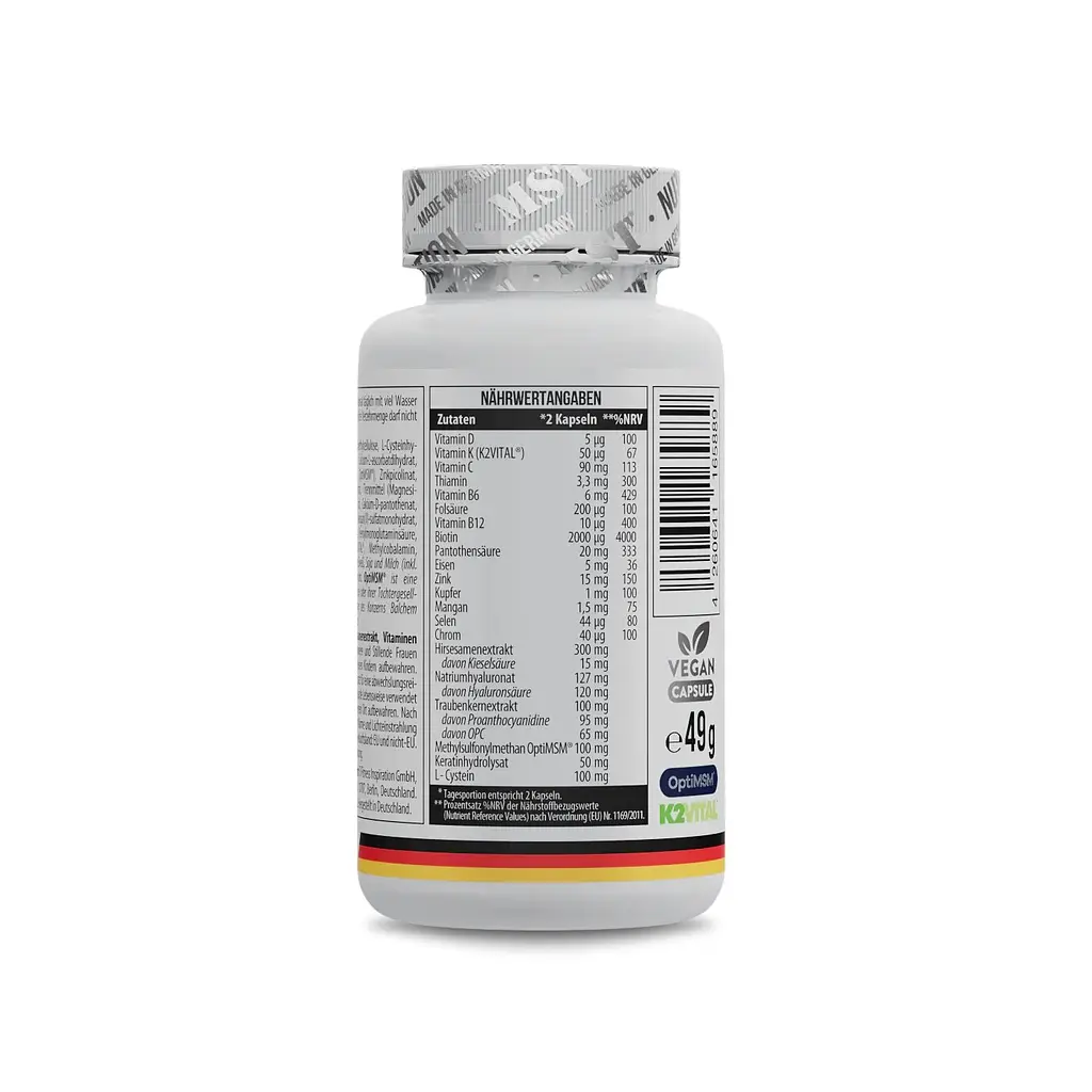 Комплекст MST Nutrition Hair Advanced Formula, 60 капсул для підтримки та покращення волосся - фото 2