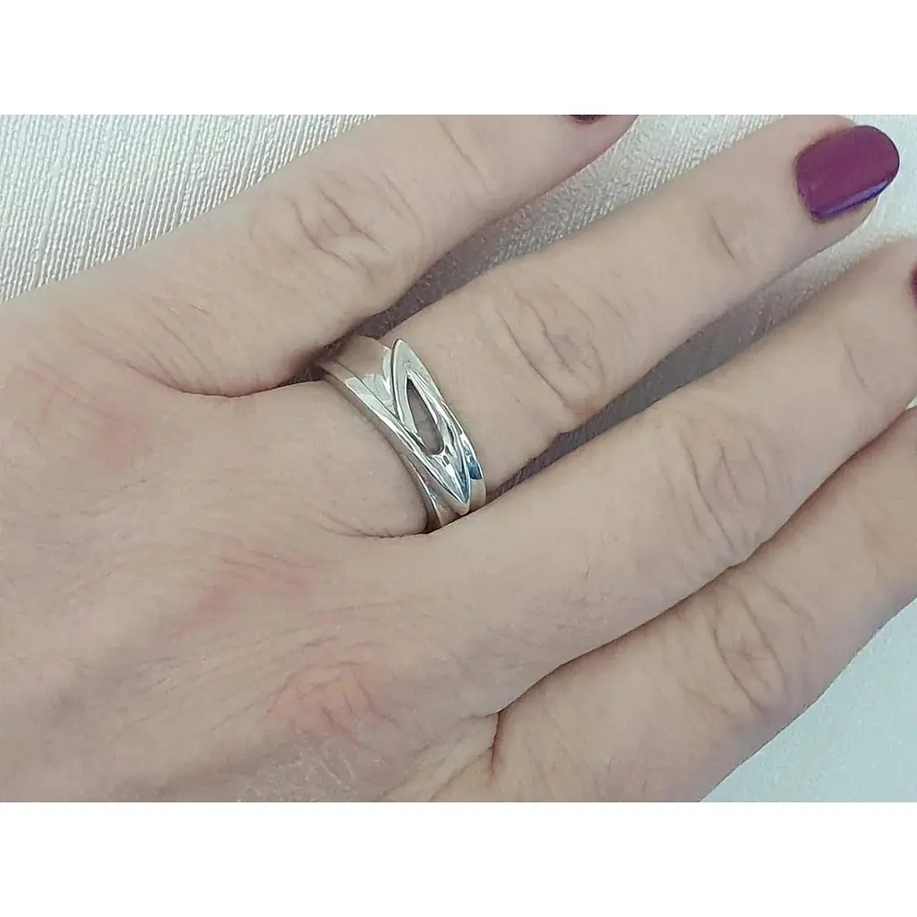 Срібне кільце Харківська ювелірна фабрика. 14411-Р 16 17 - фото 2