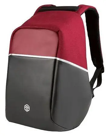 Рюкзак антизлодій з Rfid Topmove IAN352250 12L Бордовий з чорним - фото 3