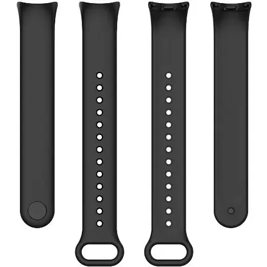 Ремешок DK CDK для Xiaomi Mi Smart Band 10 Silicone Sport Band (015812) (black) - фото 2