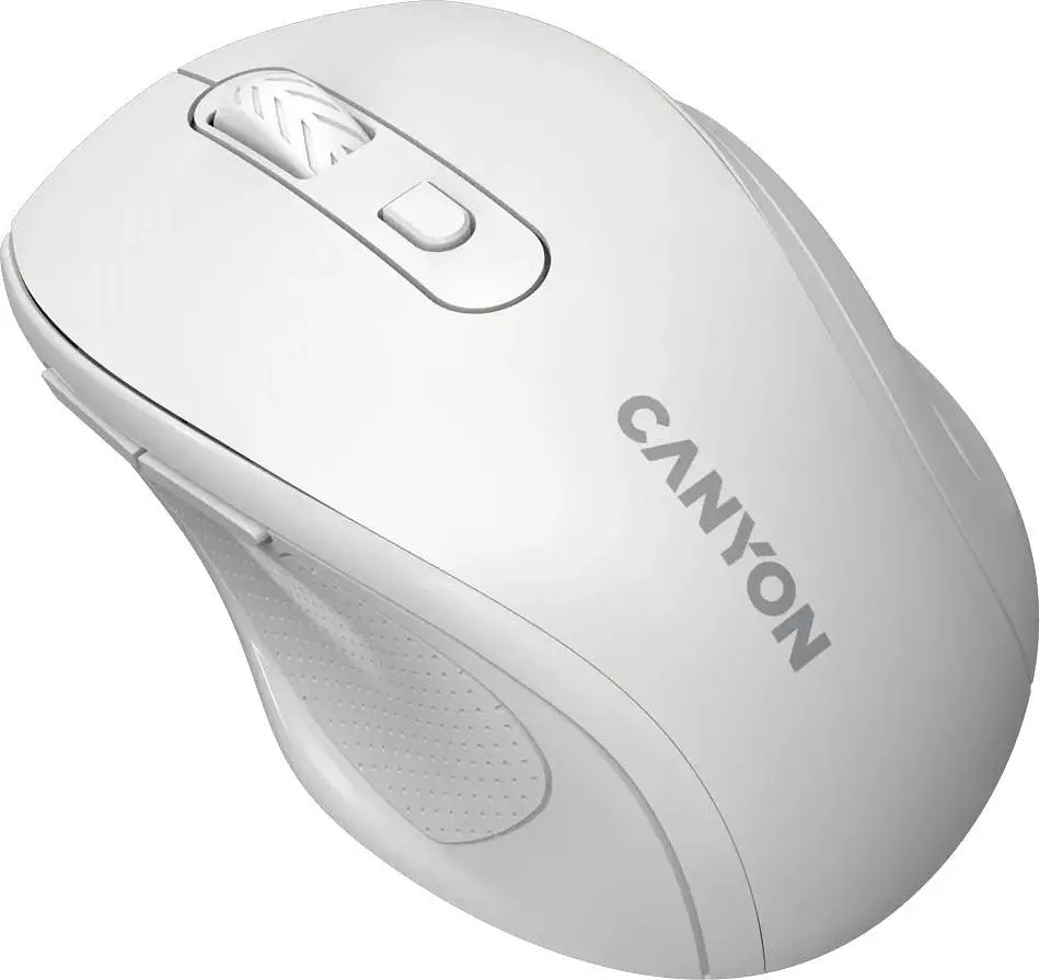 Мышь Canyon OnClick 20 Ergonomic Silent Wireless White (CNE-CMSW20W) - фото 2