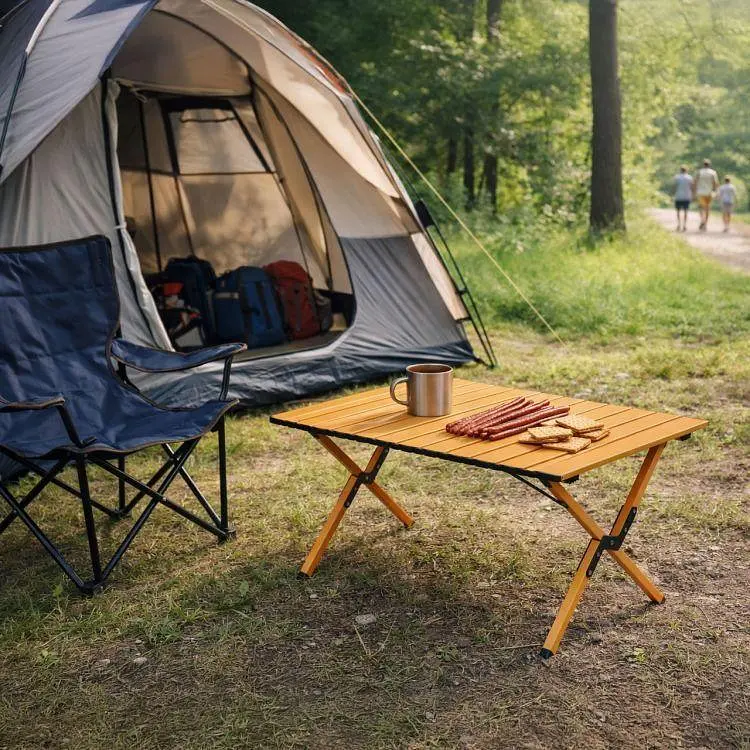 Складаний кемпінговий столик MultiGarden Kemp 90x60 см. з сумкою-чохлом - фото 4