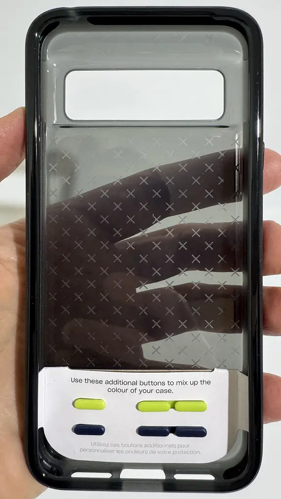 Оригінальний протиударний чохол Tech21 Evo Check для Google Pixel 8 Smokey Black - фото 6