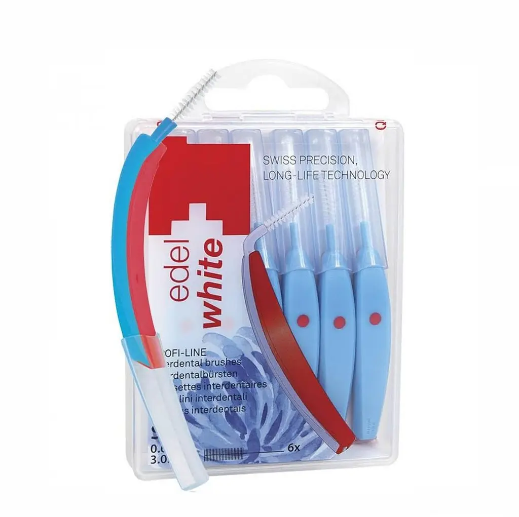 Міжзубна щітка Edel White EasyFlex Profi Line (S) 0.6 мм, 6 шт - фото 4