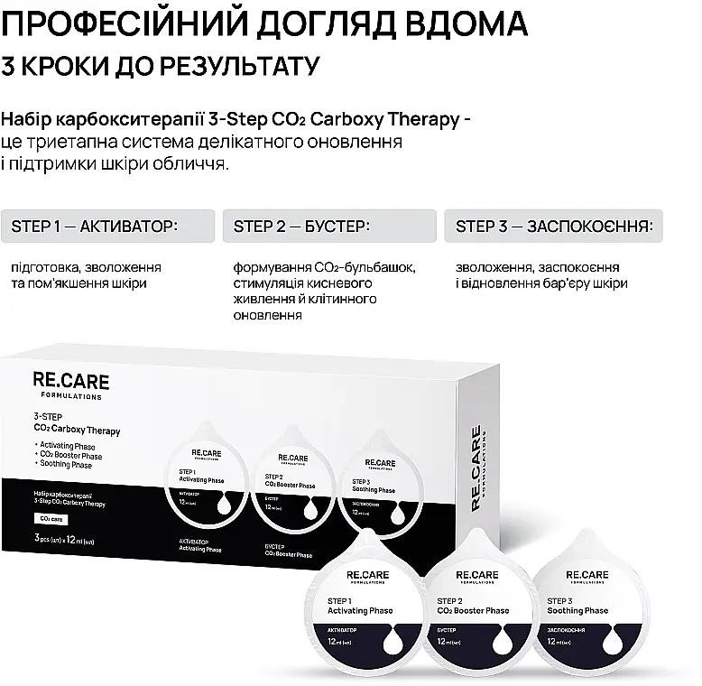 Набор карбокситерапии Re.Care 3-Step CO2 Carboxy Therapy - фото 4