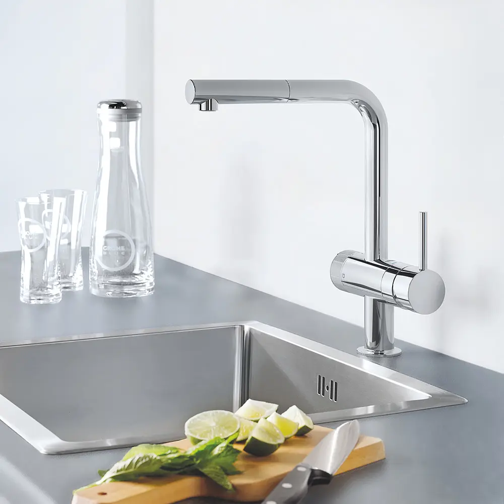 Змішувач для кухні з фільтром Grohe Blue Pure Minta 30382000, Хром - фото 7