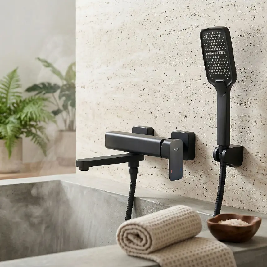 Змішувач для ванни Rea Arlo black REA-B4590 - фото 4