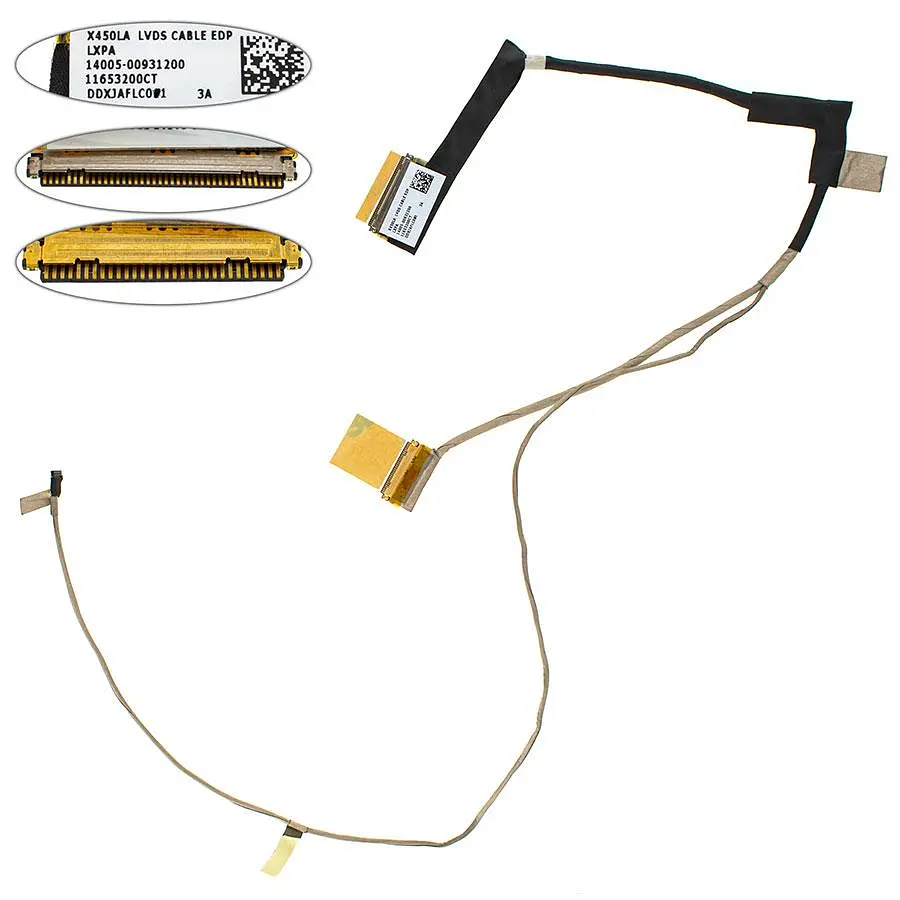 Шлейф для ноутбука Asus (X450LA F450) 30pin LED (DDXJAFLC001)