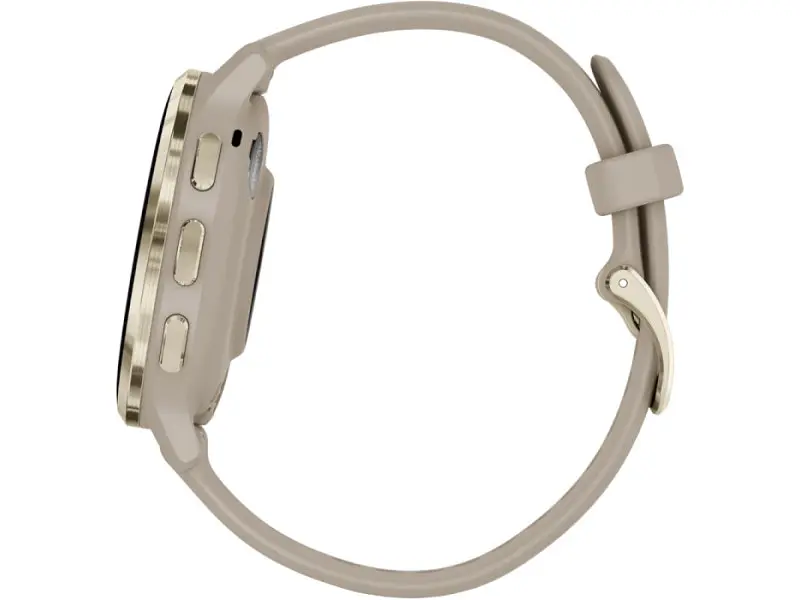 Смарт-годинник Garmin Venu 3S Soft Gold S. Steel Bezel w. French Gray Case and S. Band (010-02785-02) - фото 8