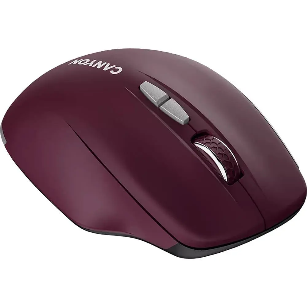 Миша Canyon MW-21 Blue LED Wireless Burgundy Red (CNS-CMSW21BR) - фото 4
