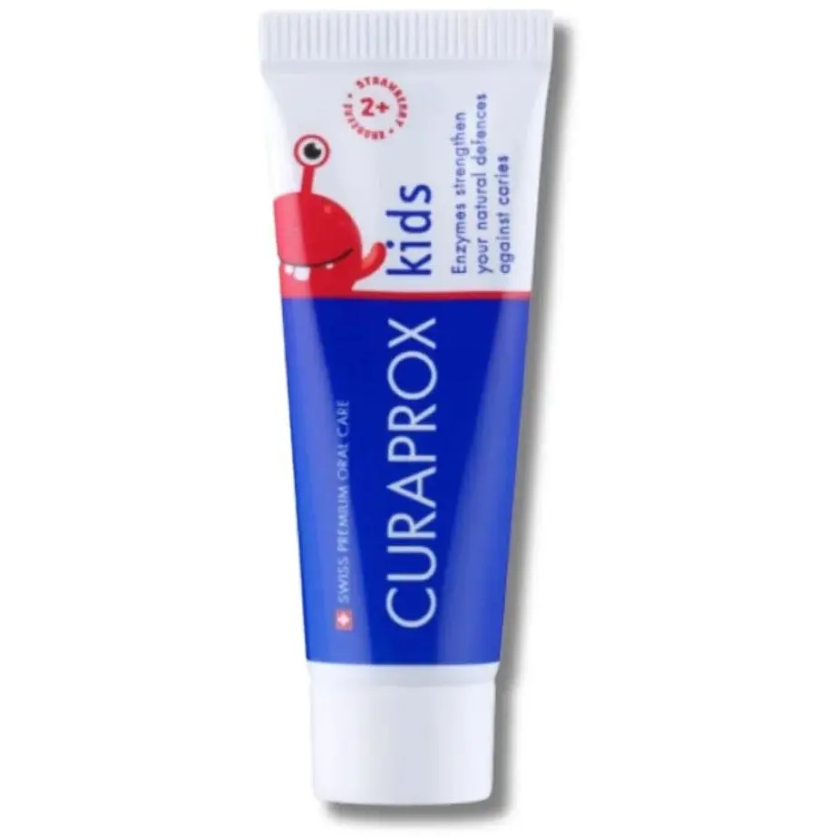 Дитяча зубна паста Curaprox Kids з фтором 950 ppm від 2 років смак полуниці 60 мл (TPkids950S)