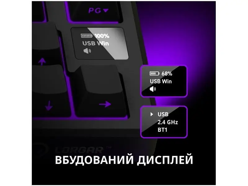 Клавіатура Lorgar KBP7075W Pro Beige (LRG-KBP7075W-RT-US) - фото 7